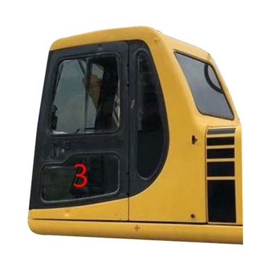 Kabina koparki ISO KOMATSU Szklane lewe drzwi dolne położenie NO.3