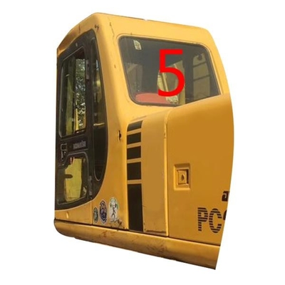580mm Wysokość 5mm Gruby KOMATSU Szklana tylna strona kabiny NO.5