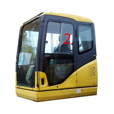 Odporna na zginanie kabina koparki KOMATSU Szklana pozycja po lewej stronie Prosta NO.2