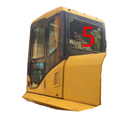 Szklana koparka KOMATSU o szerokości 520 mm Kabina z tyłu z zakrzywioną szybą hartowaną