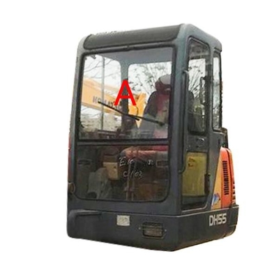 DAEWOO DH55 Kabina koparki Szklana pozycja z przodu o grubości 5 mm