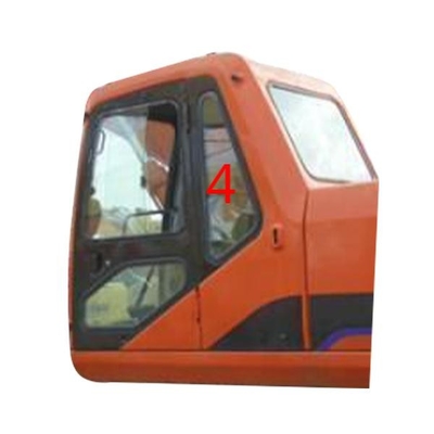 Szkło hartowane ISO do szyby przedniej DOOSAN Pozycja tylna lewych drzwi nr 4