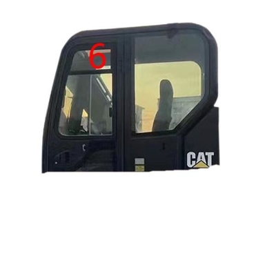 CATERPILLAR Mini Digger Wymiana szyby Hartowana szyba przednia Lewe górne położenie NO.6