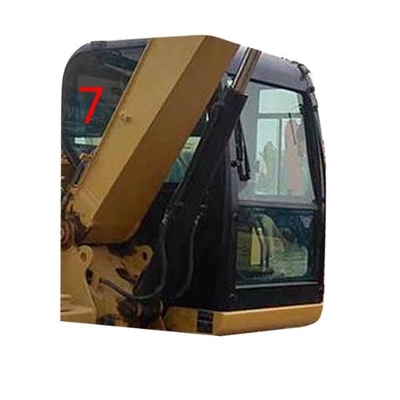 Prawa strona CATERPILLAR Cab Glass Wymiana szyby białej koparki