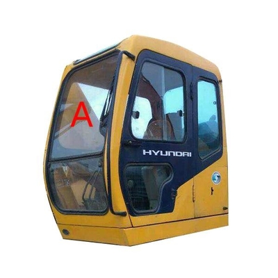 R200-5 R-5 HITACHI Wymiana szyby koparki przednia pozycja A