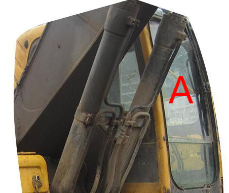 EC210B EC360B VOLVO Szyba przednia Szklana maszyna budowlana Kabina z przodu do góry
