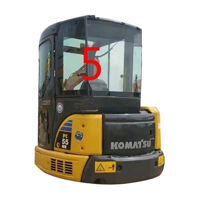 Szyba przednia PC55MR PC55 KOMATSU Wymiana okna koparki RoHS Tylna strona nr 5