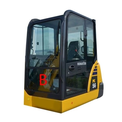 PC56-7 PC56 Przód w dół Komatsu Wymiana szkła do koparki Pozycja hartowana. Szkło B