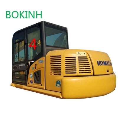 PC60-8 PC70-8 KOMATSU Szklana kabina Tylna lewa pozycja boczna NO.4 Odporna na temperaturę