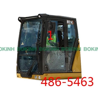 486-5463 CATERPILLAR Szyba kabiny Lewa ukośna pozycja boczna Nr 1 Szkło hartowane