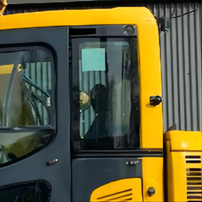 22B-54-28341 KOMATSU Kabina koparki Szkło hartowane Lewe tylne drzwi Pozycja nr 4