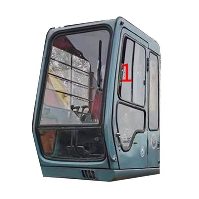 AT154426 HITACHI Okno kabiny koparki Szkło hartowane Lewa ukośna pozycja boczna NO.1
