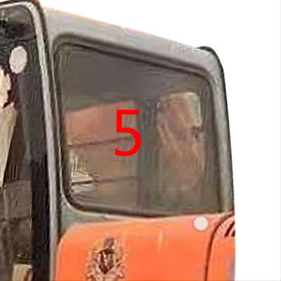 4457180 HITACHI Szklane okno kabiny do koparki Szkło hartowane z tyłu Pozycja nr 5
