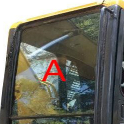 Bez otworów KOMATSU Szklana przednia szyba do koparki kabiny