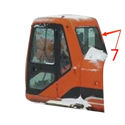 FCC DOOSAN Digger Glass Wymiana szyby przedniej szyby po prawej stronie