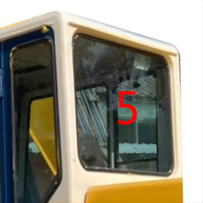 Odporna na zginanie wymiana tylnej szyby do koparki kabiny KOMATSU