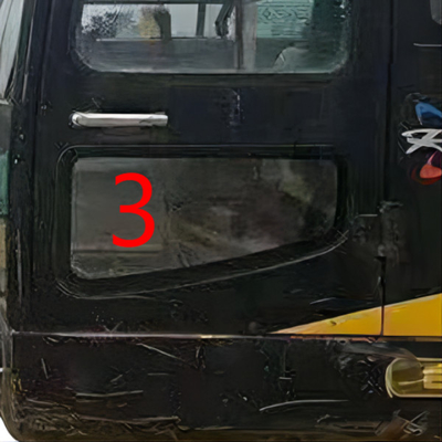 Zielona dolna pozycja lewych drzwi przednich szyb HYUNDAI NO.3 OEM