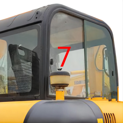 R55-7 R60-7 Wymiana przedniej szyby Hyundai RoHS Mini Digger Glass