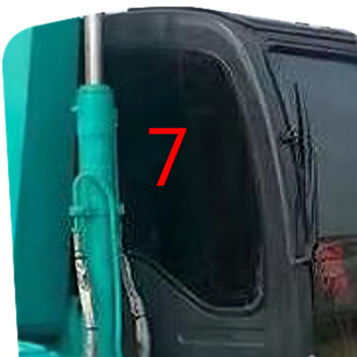 KOBELCO Koparka kabinowa Koparka Wymiana szyby Przednia szyba Duże szkło hartowane