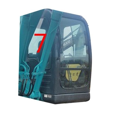 SK-6 SK-8 SK230-6 KOBELCO Szkło koparki Pozycja po prawej stronie NO.7 Szyba hartowana szyby przedniej