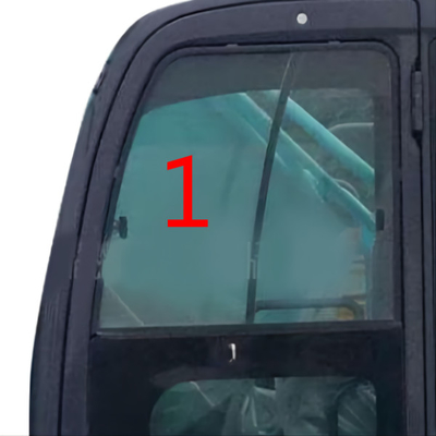 SK-6 SK-8 SK230-6 KOBELCO Szkło do koparki Hartowane lewe skośne położenie boczne NO.1