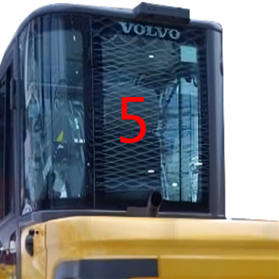 Zielony EW60C VOLVO do koparki Wymiana tylnej strony NO.5 FCC