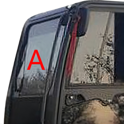 Hartowana szyba przednia VOLVO EW60C Biała szyba przednia zamienna