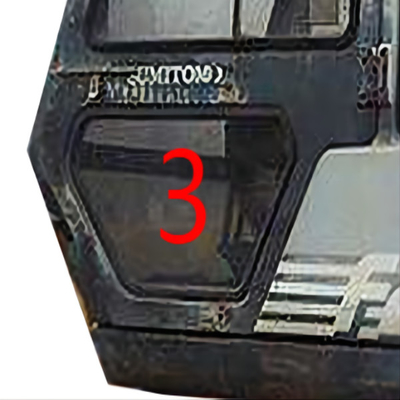 OEM szyba hartowana zamiennik szyby SUMITOMO Koparka