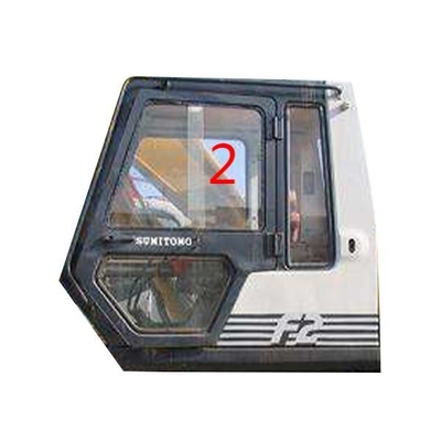 Wymiana szyby hartowanej w lewych drzwiach SUMITOMO SH280 S280