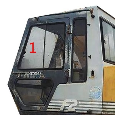 SH280 S280 Szyba przednia Maszyna budowlana ze szkła hartowanego Kabina Lewe drzwi