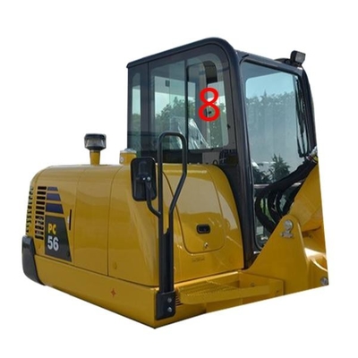PC56-7 PC56 KOMATSU Wymiana okna koparki Pozycja po prawej stronie nr 8