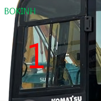 PC60-8 PC70-8 KOMATSU Szkło kabiny Lewa pozycja boczna Nachylenie nr 1 Grubość 5 mm