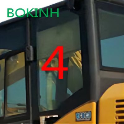 PC60-8 PC70-8 KOMATSU Szklana kabina Tylna lewa pozycja boczna NO.4 Odporna na temperaturę