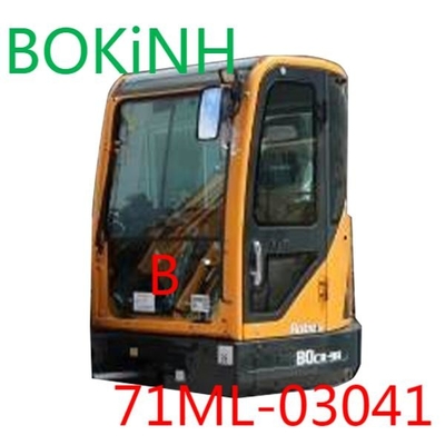 71ML-03041 Przednia szyba HYUNDAI w pozycji dolnej B Szyba przednia