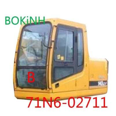 71N6-02711 HYUNDAI przednia szyba do koparki Kabina ze szkła hartowanego w dół B Szyba przednia