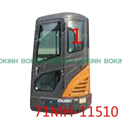 71MH-11510 HYUNDAI Przednia szyba Koparka Okno kabiny Lewa strona Górna pozycja nr 1 Hartowana