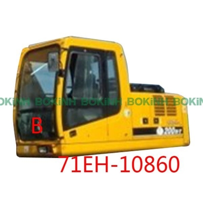 71EH-10860 HYUNDAI Przednia szyba w pozycji dolnej B Okno kabiny koparki Hartowane