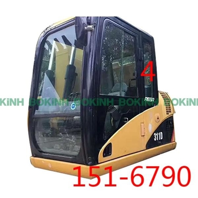 Wymiana okna koparki CATERPILLAR 151-6790 Pozycja tylna lewych drzwi nr 4