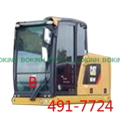 491-7724 CATERPILLAR Szyba do koparki Przód w dół B Szkło hartowane